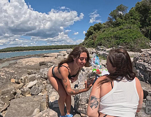 031526_vanessa_klein_and_dora_nude_beach_making_art_creative_porn_together_on_vacation