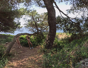 111725_vanessa_klein_and_dora_naked_and_afraid_hiking_on_an_abandoned_island_while_on_vacation